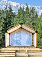 Барн-тент Курай, Глэмпинг Выше гор Курай , Курай