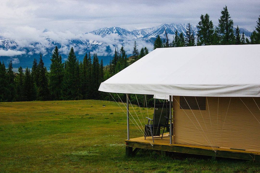 Глэмпинг Выше гор Курай , Курай, Горный Алтай (Республика Алтай)