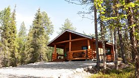 3-x местный — Бревенчатый дом, База отдыха Лапландская деревня, Мокрая Кица