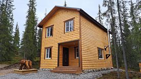 6-ти местный 3-х комн. — Двухэтажный коттедж, База отдыха Лапландская деревня, Мокрая Кица