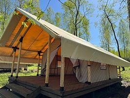 Глэмпинг, База отдыха Серебряный Ключ, Рославльский