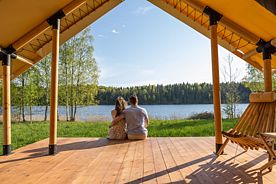 Эко-Лодж с собственным пирсом, База отдыха Это Жизнь, Куянсуо