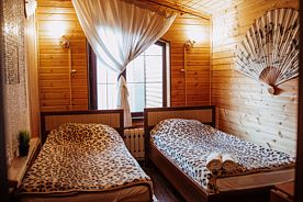 Двухместный номер Standard с красивым видом из окна 2 отдельные кровати, Гостевой дом Николина Усадьба, Елизово