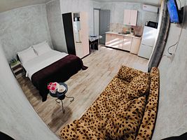 Студия с кухней и террасой, Гостевой дом Одиссей, Архипо-Осиповка