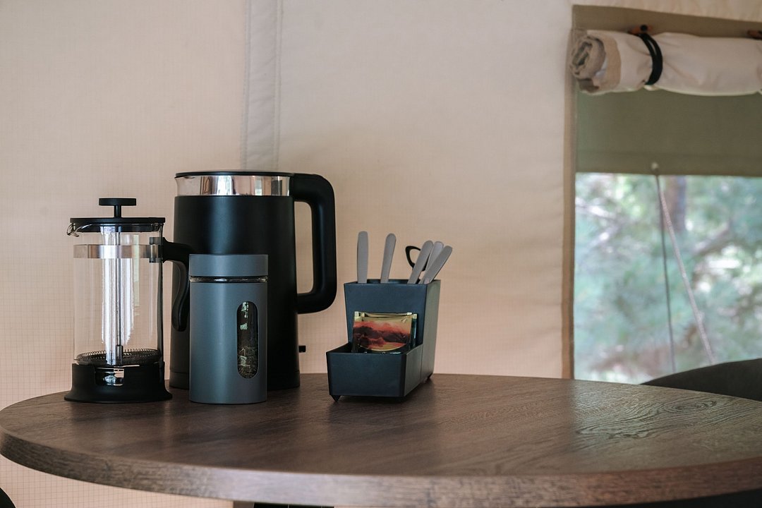 Тент-хаус 2-местный (у реки) с купелью