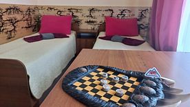 Кровать в общем номере, Гостевой дом Камчатдар, Елизово