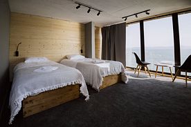Двухместная в дополнительном здании с панорамным видом 2 отдельные кровати, Гостевой дом Bay House, Петропавловск-Камчатский