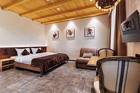 Семейный Супериор с одной большой или двумя раздельными кроватями, Гостевой дом Квартал 44, Пятигорск