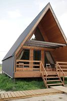 Шестиместный коттедж с видом на реку, База отдыха Кудеярова Гора, Курчатов