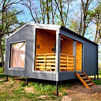 Двухместный коттедж Standard с 2 комнатами двуспальная кровать, Рыболовно-охотничья база Тритон, Камызякский район