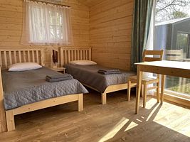 Двухместный коттедж Standard c 1 комнатой 2 отдельные кровати, Рыболовно-охотничья база Тритон, Камызякский район