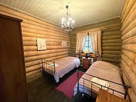 Двухместный Шанти Дом №5 с 2 комнатами с красивым видом из окна 2 отдельные кровати, Эко-усадьба Шанти, Калининский район