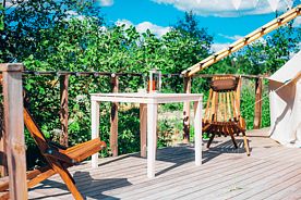 Шатер Домик енота, Экопарк Легенды леса, Углич