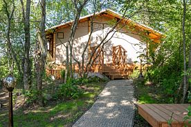 Семейное шале с увеличенной террасой, База отдыха Имение Богатыри, поселок Богатыри