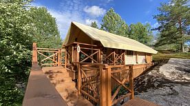 Шале на скале, База отдыха Имение Богатыри, поселок Богатыри