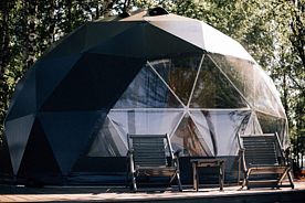 Сфера Classic с видом на море, Глэмпинг Ветрено, Брейтово