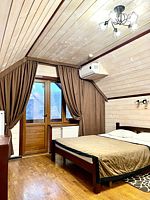 Трёхместный номер Deluxe с балконом и с видом на горы, Гостевой дом Отдых у реки, Майкоп