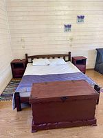 Двухместный люкс с балконом и с красивым видом из окна двуспальная кровать, Гостевой дом Отдых у реки, Майкоп