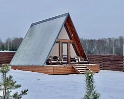 Aframe Black, База отдыха Рыбинское море, Рыбинский район