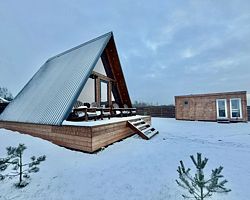 Aframe Luxe White, База отдыха Рыбинское море, Рыбинский район