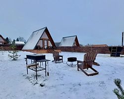 Aframe Luxe Black, База отдыха Рыбинское море, Рыбинский район