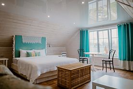 Люкс Premium с красивым видом из окна, Гостевой дом Галерея, Переславль-Залесский