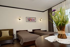 Двухместный номер Standard с балконом 2 отдельные кровати, Гостевой дом Усадьба Парфенова, Каменномостский