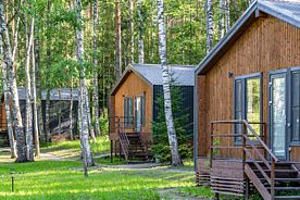 К5Д: Дома с видом на лес с 2-мя спальнями, Загородный клуб Ромашка, Приозерский район