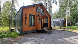 КУО: Коттедж у озера с 3-мя спальнями 120 м2, Загородный клуб Ромашка, Приозерский район