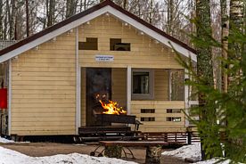 МК2: Малый коттедж у леса (1-этажный), Загородный клуб Ромашка, Приозерский район