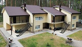 АП208: Апартаменты с ремонтом 208 2-комнатный 1 двухспальная +2 односпальные кровати + диван, Загородный клуб Ромашка, Приозерский район