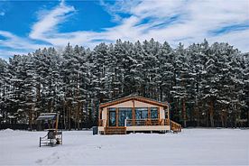 Просторный Барн-Хаус на 8 гостей, Рыболовно-охотничья база Заповедный край, Брейтово