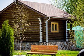 Деревянный сруб двухместный, База отдыха Сказка, Каменск-Шахтинский