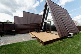 Домика A-frame, Глэмпинг-парк Южный берег, Нижний Новгород