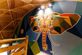 Номер с граффити, Глэмпинг АтмосфЭра, Благовещенская