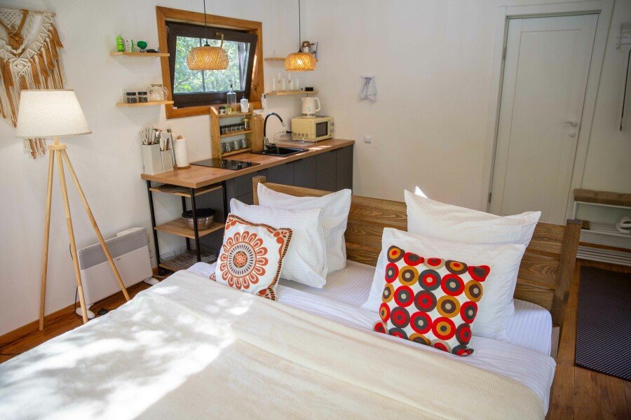 Домик 2-местный 1-комнатный (Бохо