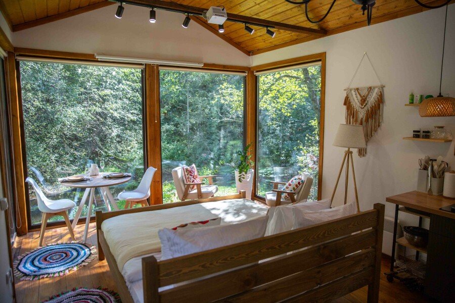 Домик 2-местный 1-комнатный (Бохо