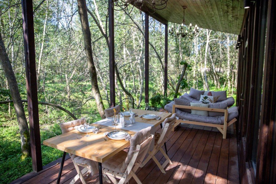 Домик 2-местный 1-комнатный Хюгге