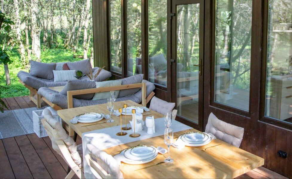 Домик 2-местный 1-комнатный Хюгге