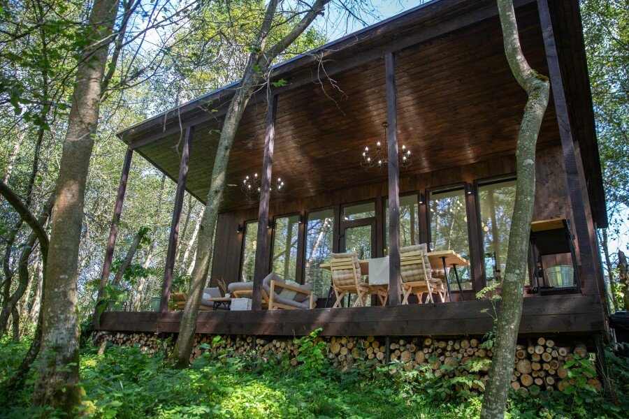 Домик 2-местный 1-комнатный Хюгге