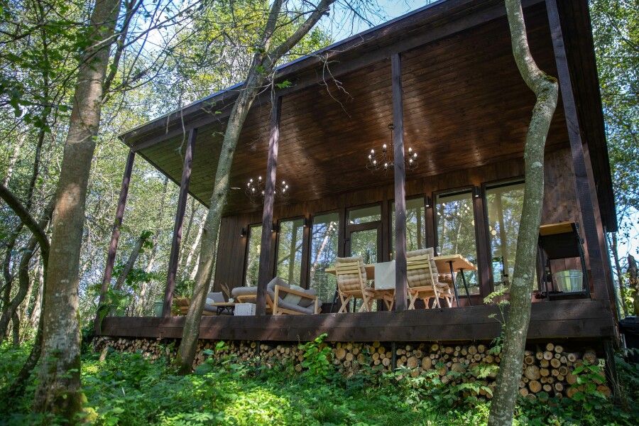 Домик 2-местный 1-комнатный Хюгге