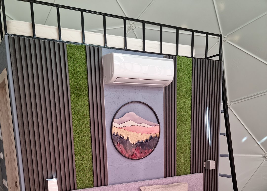 Глемпинг 4-местный (вид на гору)