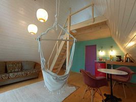 Дом 2-местный "Треугольник", Глэмпинг БЕРЁЗОВКА, деревня Трясь