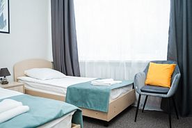 Двухместный номер Standard 2 отдельные кровати, Эко-комплекс Парус Руза, Рузский район