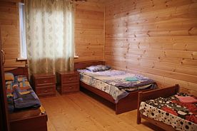 Коттедж с 4 комнатами с красивым видом из окна, База отдыха Волжанка, Калининский район