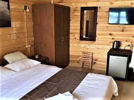 Двухместный номер с видом на море Классический двуспальная кровать, Кемпинг Cedar Grass Белое Море, Умба