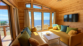 Шале с видом на море с 2 комнатами, Кемпинг Cedar Grass Белое Море, Умба