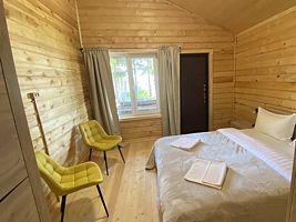 Шале с видом на лес с 2 комнатами, Кемпинг Cedar Grass Белое Море, Умба