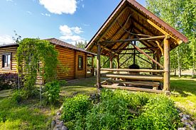 Семейный коттедж с красивым видом из окна, База отдыха Проховское подворье, деревня Прохово