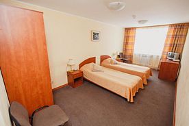 Двухместный номер Standard 2 отдельные кровати, База отдыха Аврора, Касли